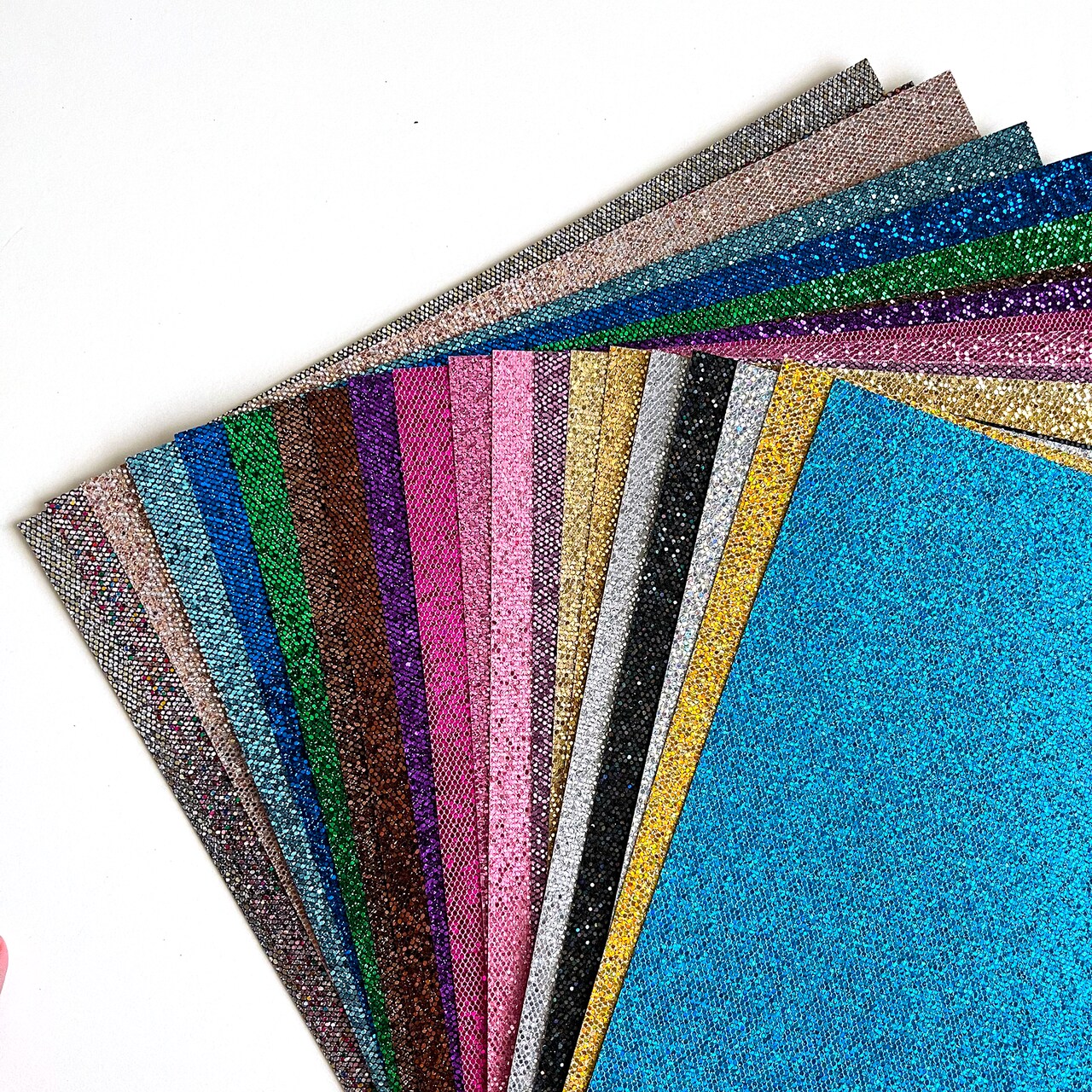 SEQUIN GLITTER CARDSTOCK VARIETY PACK - 20 Sheets - Encore Paper